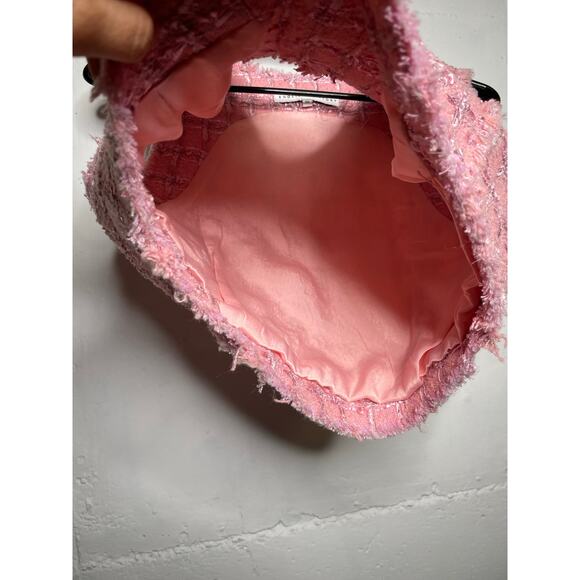 English Factory Womens Pink Cropped Tweed Vest Size XS - Picture 5 of 8